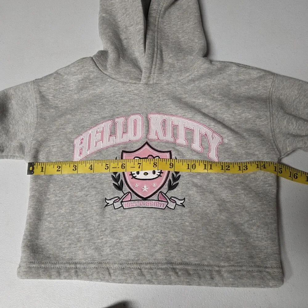 Sanrio Hello Kitty Forever 21 Kids Jogging Set Grey Size 5/6 Hoodie Joggers
